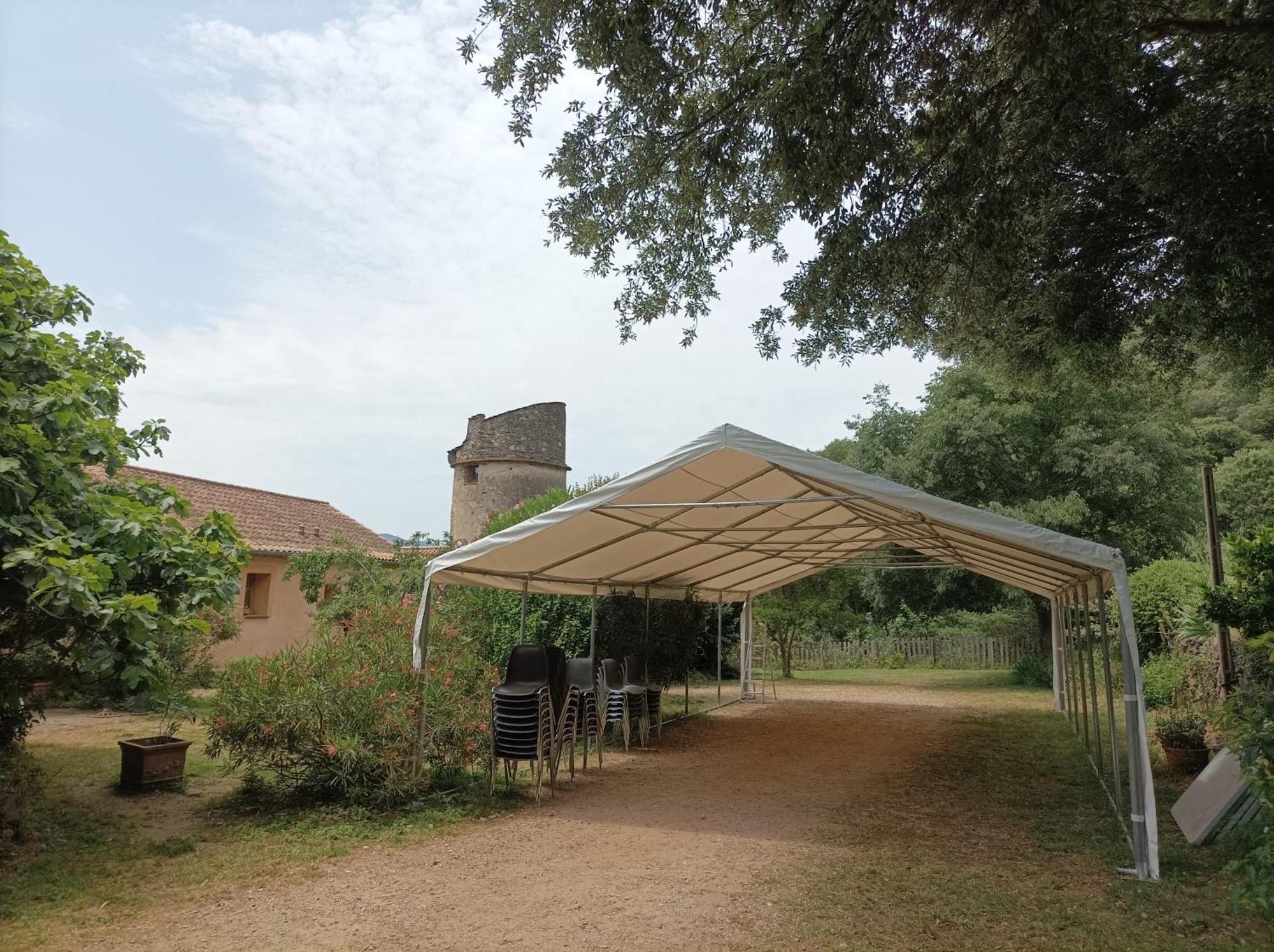 Chateau De Colombieres Sur Orb Buitenkant foto